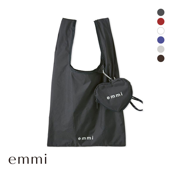 エミ アトリエ 10th ハートチャーム付きエコバッグ emmi atelier