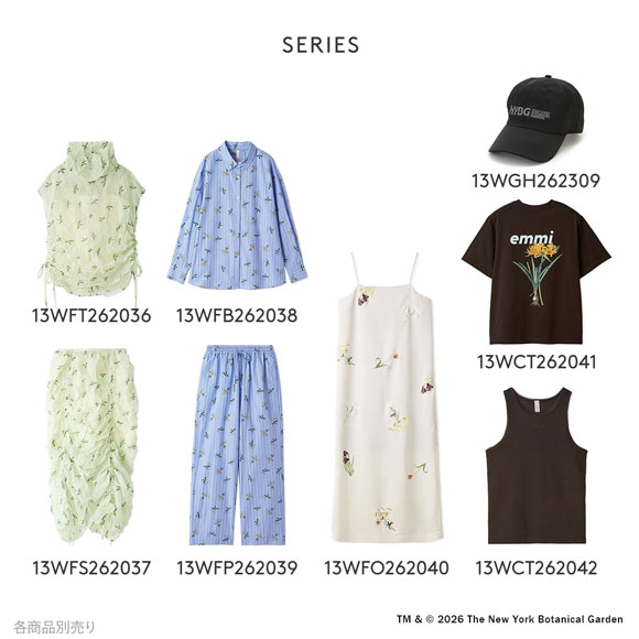 エミ emmi×NYBG サテンロゴキャップ emmi