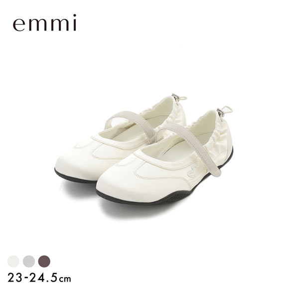 エミ em サテンメリージェーンスニーカーemmi | SHIROHATO(白鳩)