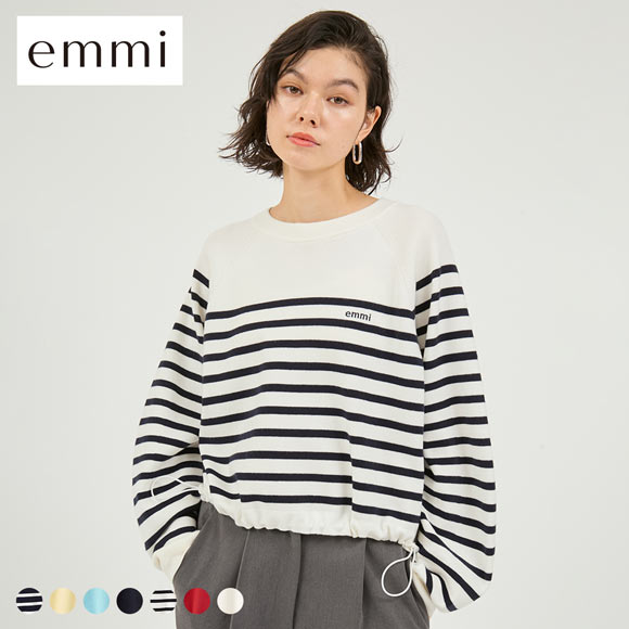 エミ 7days ドロストニットトップス emmi | SHIROHATO(白鳩)