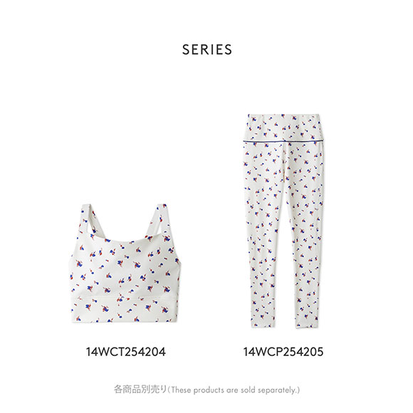 エミ WELLNESS&TRAINING ディフォームフラワーレギンス emmi