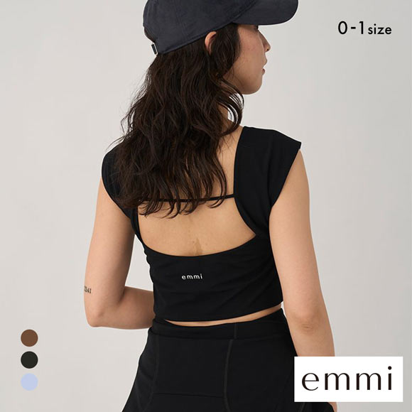 エミ WELLNESS&TRAINING サステナレッチUnity ブラトップス emmi