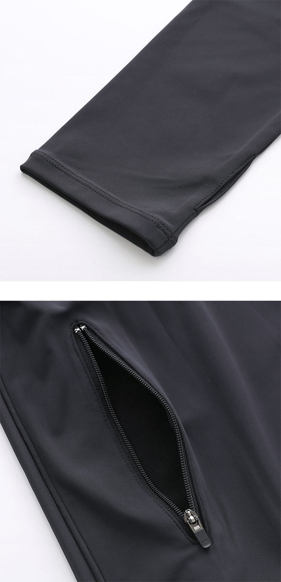 エミ Sustainaretch ジップアップトップス UVカット 接触冷感 emmi サステナレッチ