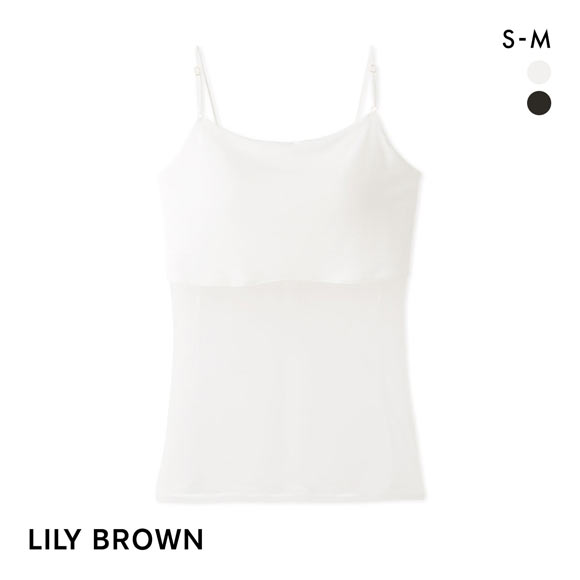 リリーブラウン カップ付ハーフシアーキャミ LILY BROWN Lingerie