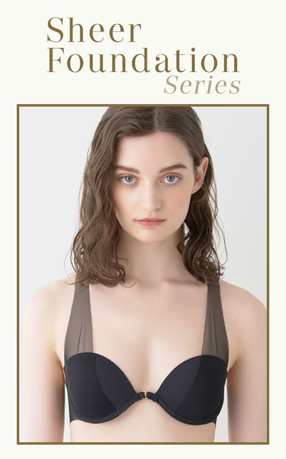 リリーブラウン LILY BROWN 【LILY BROWN Lingerie】シアーファンデブラ ランジェリー フロントホック 単品