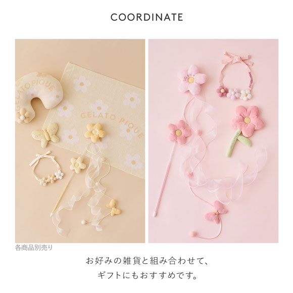 ジェラートピケ CAT&DOG スムーズィーフラワーモチーフチョーカー ジェラピケ gelato pique 猫の日