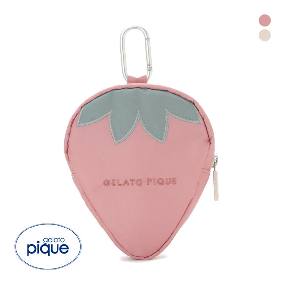 ジェラートピケ CAT&DOG 販路限定商品 ストロベリーマナーポーチ gelato pique