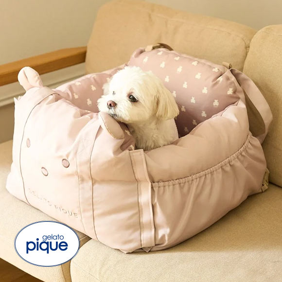 ジェラートピケ CAT&DOG ベアモチーフドライブベッド gelato pique