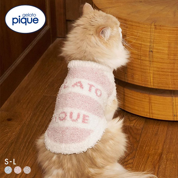 ジェラートピケ CAT&DOG ジェラートメランジ2ボーダープルオーバー ジェラピケ gelato pique