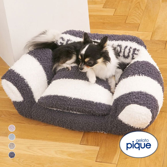 ジェラートピケ CAT&DOG ジェラートソファ型ベッドM gelato pique