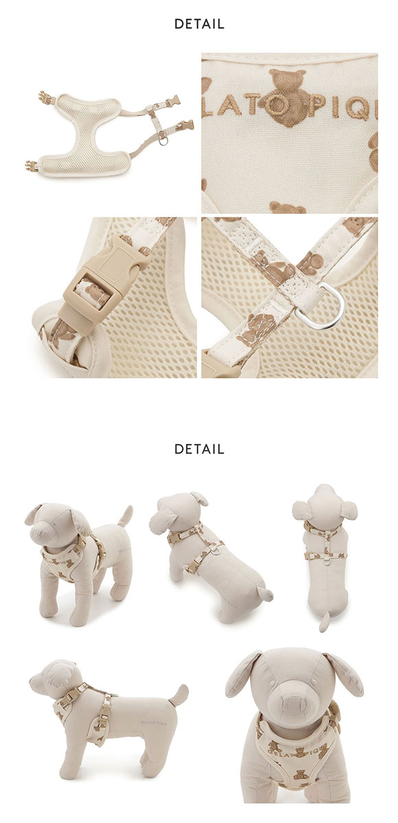 ジェラートピケ CAT&DOG 背中あきハーネス ジェラピケ gelato pique