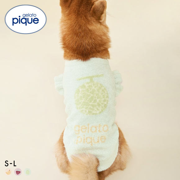 ジェラートピケ CAT&DOG フルーツジャガードプルオーバー ジェラピケ gelato pique