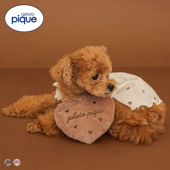 ジェラートピケ CAT&DOG Valentine ハートトイ ジェラピケ gelato pique バレンタイン