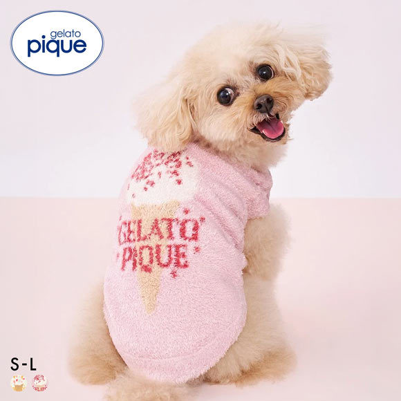 ジェラートピケ CAT&DOG アイスジャガードプルオーバー ジェラピケ ペット gelato pique