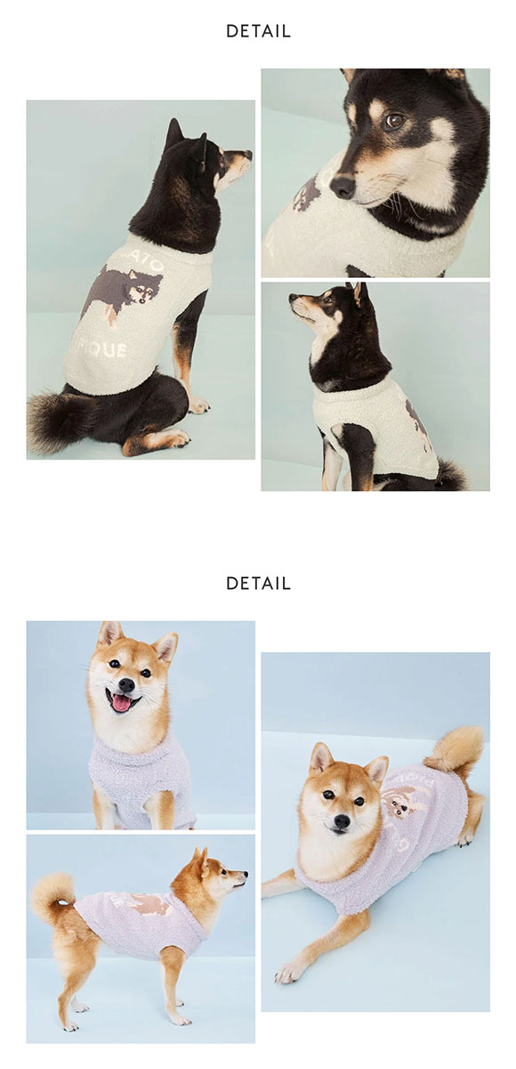 ジェラートピケ CAT&DOG 柴犬ジャガードプルオーバー ジェラピケ