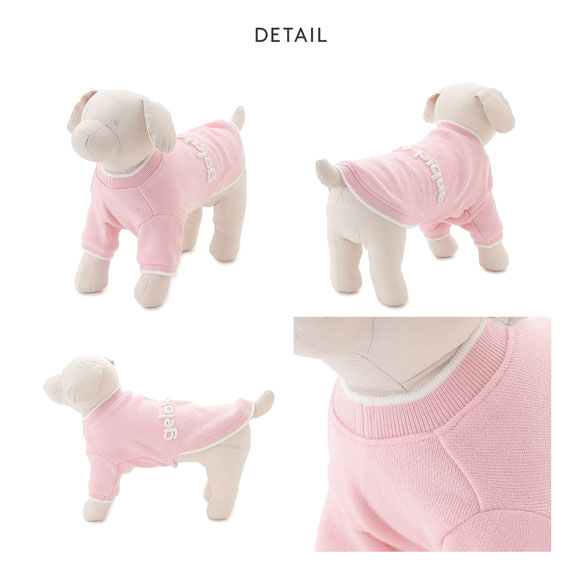 GELATO PIQUE ピンク パーカー　ペット服　お揃いコーデ　２枚　新品 ジェラートピケ CAT&DOG ロゴプリント裏毛プルオーバー ジェラピケ