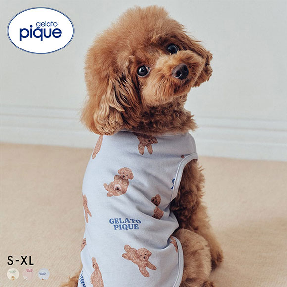 ジェラートピケ CAT&DOG ドッグカットソープルオーバー ジェラピケ gelato pique