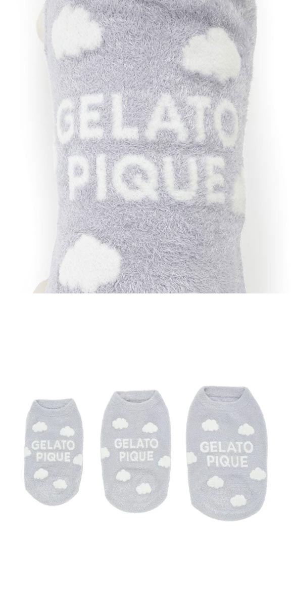 ジェラートピケ CAT&DOG スムーズィー空モチーフプルオーバー ジェラピケ ペット gelato pique