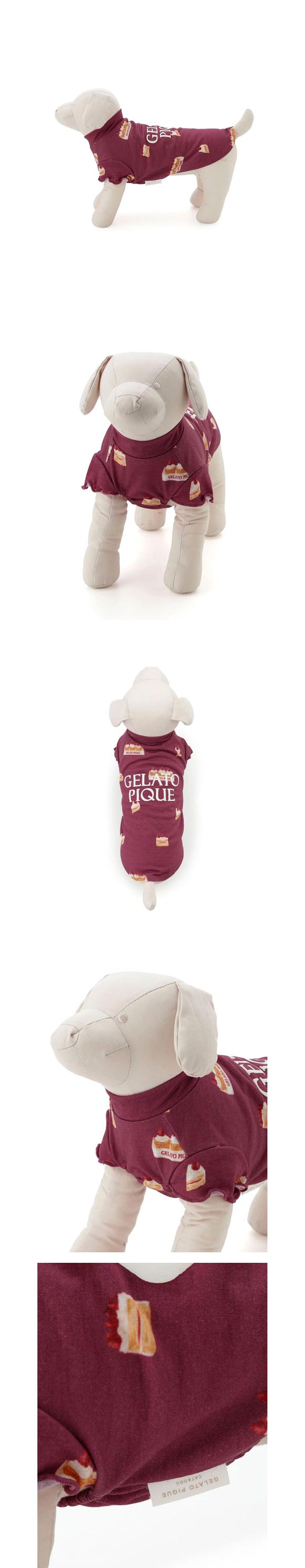 ジェラートピケ CAT&DOG ガーリーモチーフ柄カットソープルオーバー ジェラピケ gelato pique