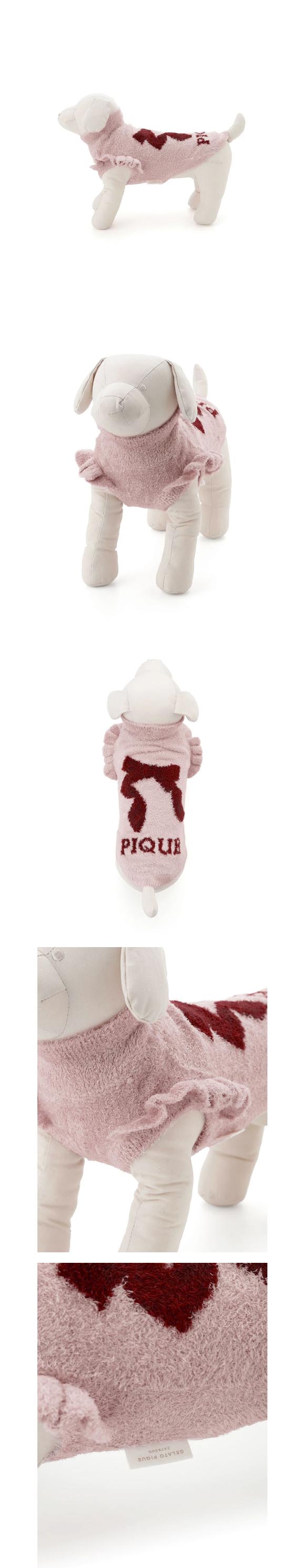 ジェラートピケ CAT&DOG スムーズィーガーリーモチーフジャガードプルオーバー ジェラピケ gelato pique