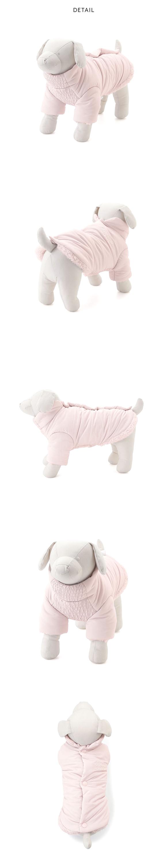 ジェラートピケ CAT&DOG バックオープンパファージャケット gelato pique