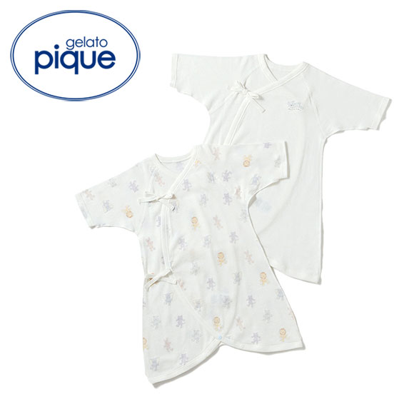 ジェラートピケ キッズアンドベイビー gelato pique Kids＆Baby【新生児】ぬいぐるみモチーフコンビ肌着 ジェラピケ