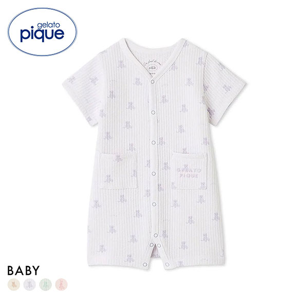 ジェラートピケ キッズアンドベイビー ベビー ぬいぐるみ柄ロンパース ジェラピケ ルームウェア パジャマ gelato pique Kids＆Baby BABY