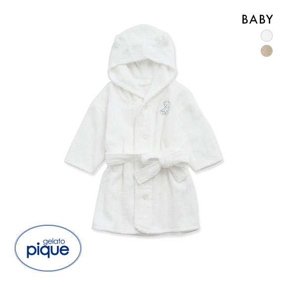 ジェラートピケ キッズアンドベイビー gelato pique Kids＆Baby【BABY】タオルローブ ジェラピケ ルームウェア バスローブ