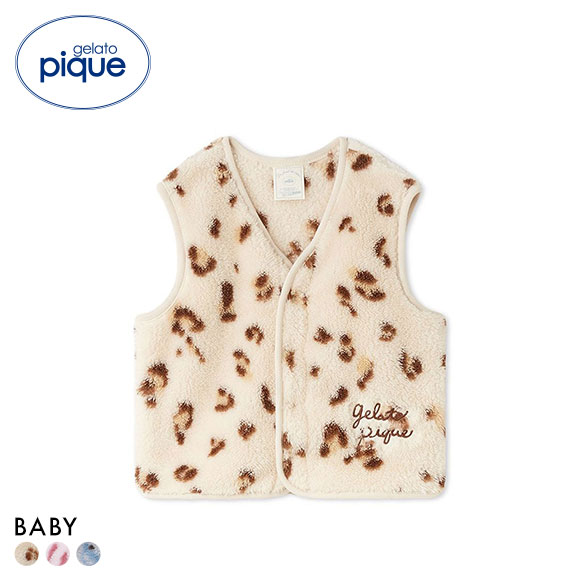 ジェラートピケ キッズアンドベイビー ベビー フリースベスト ジェラピケ ルームウェア gelato pique Kids＆Baby BABY