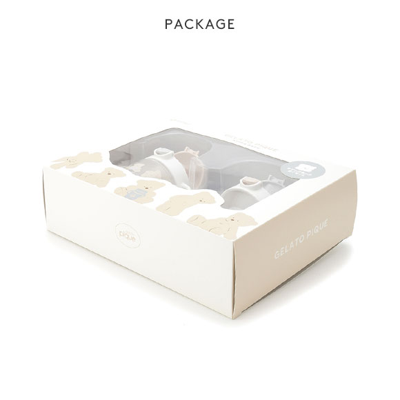 ジェラートピケ キッズアンドベイビー gelato pique Kids＆Baby【BABY】スタイ付きステップアップマグセットR ジェラピケ