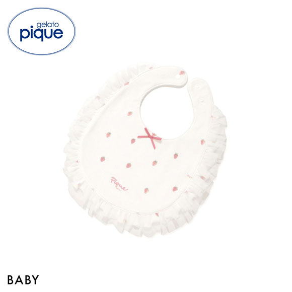ジェラートピケ キッズアンドベイビー ベビー ストロベリー柄チュールスタイ ジェラピケ gelato pique Kids＆Baby BABY