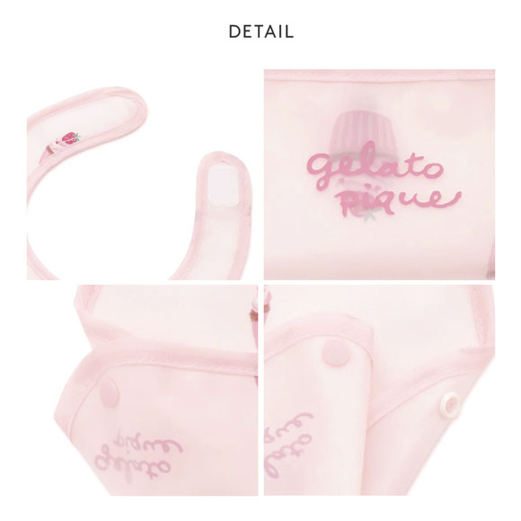 ジェラートピケ キッズアンドベイビー ベビー カップケーキ柄お食事スタイ ジェラピケ gelato pique Kids＆Baby BABY