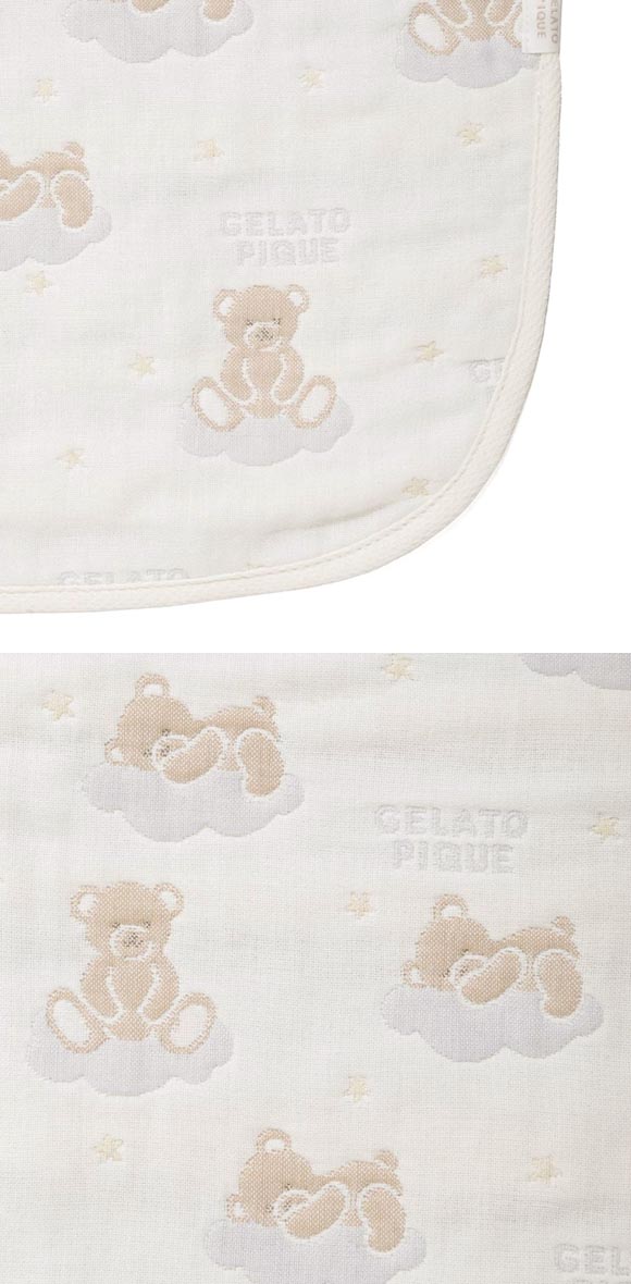 ジェラートピケ キッズアンドベイビー ベビー ドリーミーベア柄６重ガーゼブランケット ジェラピケ gelato pique Kids＆Baby BABY