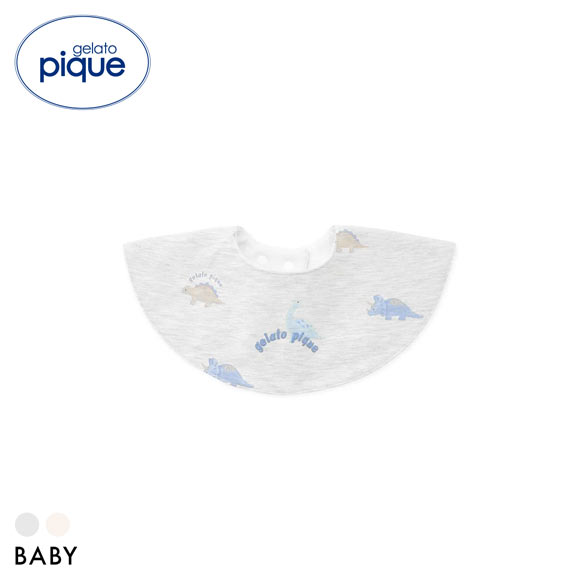 ジェラートピケ キッズアンドベイビー ベビー ダイナソー柄スタイ ジェラピケ gelato pique Kids＆BABY BABY