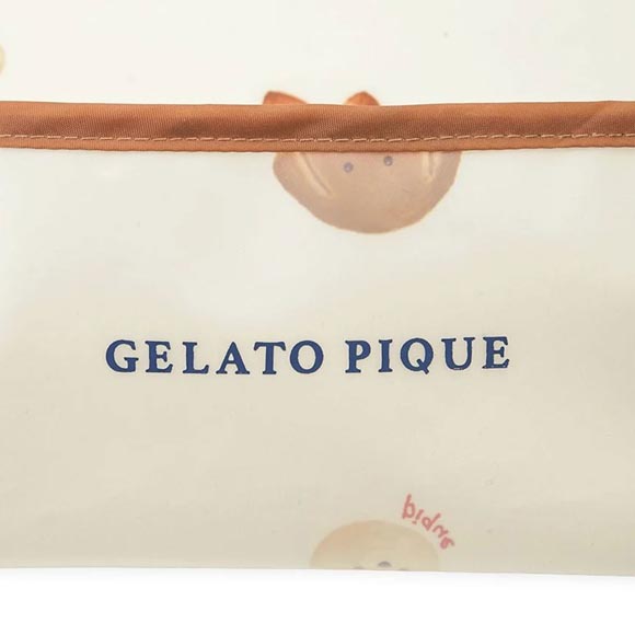 ジェラートピケ キッズアンドベイビー ベビー アニマルブレッド柄お食事エプロン ジェラピケ gelato pique Kids＆BABY BABY