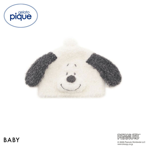 ジェラートピケ キッズアンドベイビー gelato pique Kids＆Baby PEANUTS PUPPIES BABYスヌーピーキャップ ジェラピケ ベビー