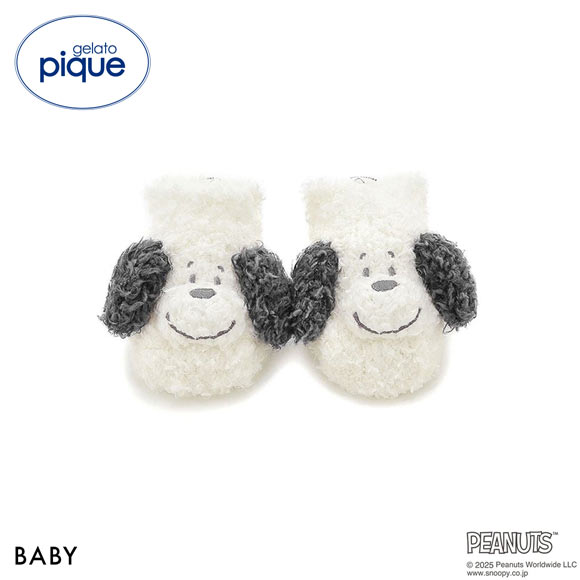ジェラートピケ キッズアンドベイビー gelato pique Kids＆Baby PEANUTS PUPPIES BABYスヌーピーソックス ジェラピケ ベビー