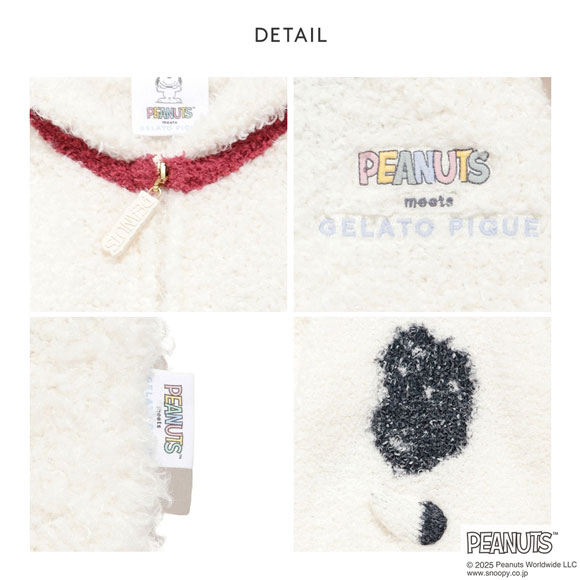 ジェラートピケ キッズアンドベイビー gelato pique Kids＆Baby PEANUTS PUPPIES BABYスヌーピーロンパース ジェラピケ ルームウェア