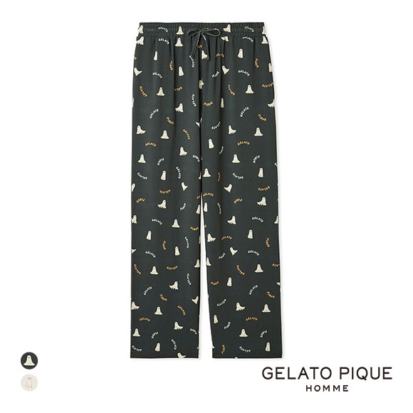 ジェラートピケGHOSTプルオーバー＆GHOSTボーダーロングパンツ ロングパンツ ボーダー」に該当するgelato pique（ジェラート