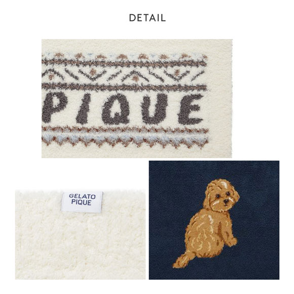 ジェラートピケ オム メンズ パウダーノルディック DOGジャガード