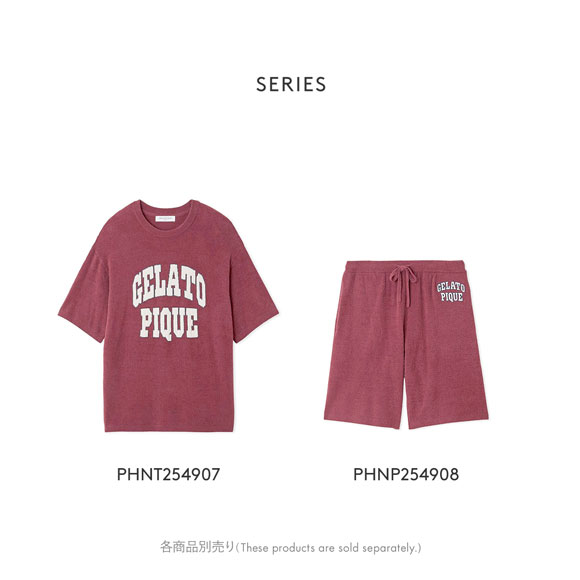 ジェラートピケ オム メンズ スムーズィーliteカレッジプルオーバー ジェラピケ パジャマ ルームウェア gelato pique HOMME