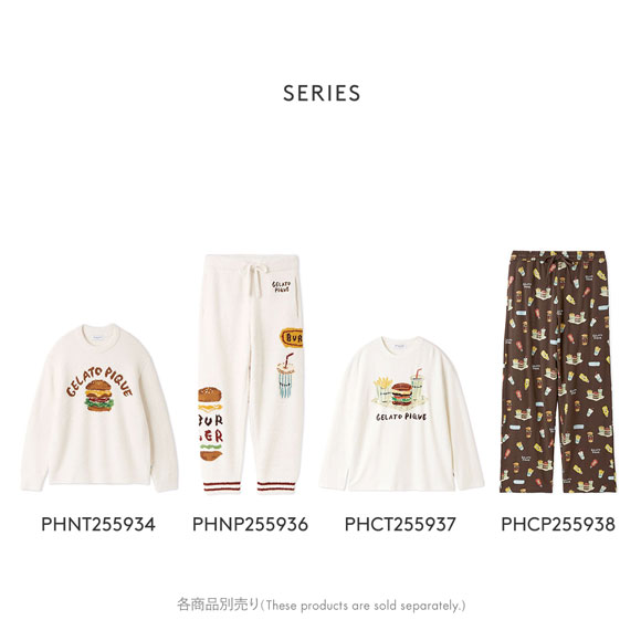 ジェラートピケ オム メンズ ヒラノトシユキ パウダーハンバーガージャガードプルオーバー ジェラピケ gelato pique HOMME