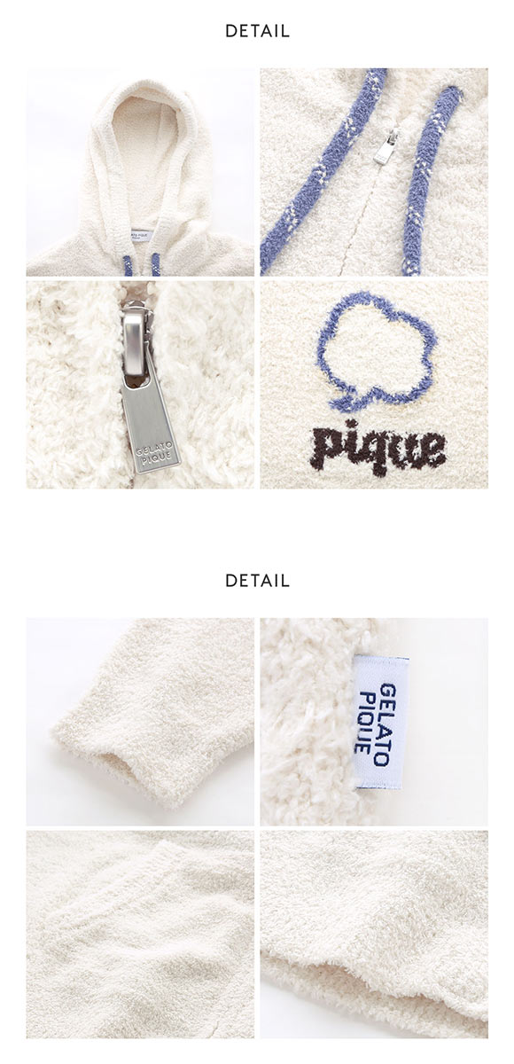 ジェラートピケ オム メンズ ベビモコピケロゴジャガードプルオーバー ジェラピケ パジャマ ルームウェア gelato pique HOMME