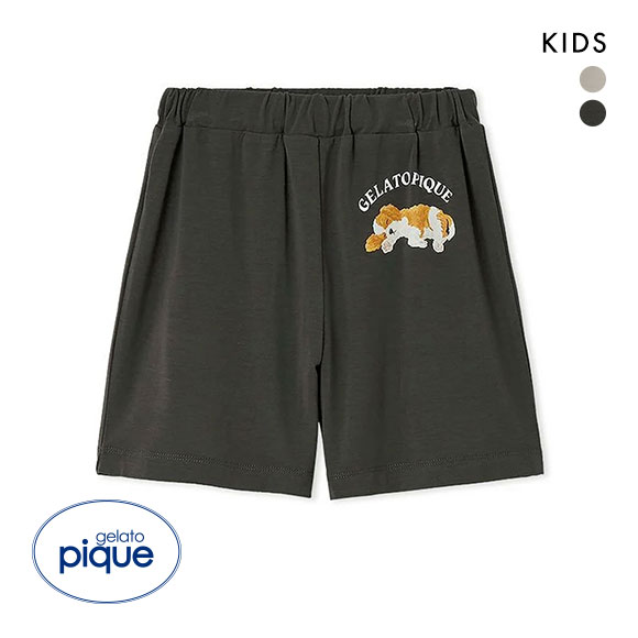 ジェラートピケ キッズアンドベイビー キッズ スリーピングドッグショートパンツ ジェラピケ ルームウェア gelato pique Kids＆Baby KIDS