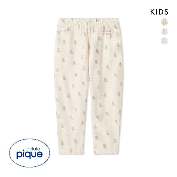 ジェラートピケ キッズアンドベイビー キッズ ぬいぐるみ柄ロングパンツ ジェラピケ ルームウェア パジャマ gelato pique Kids＆Baby KIDS