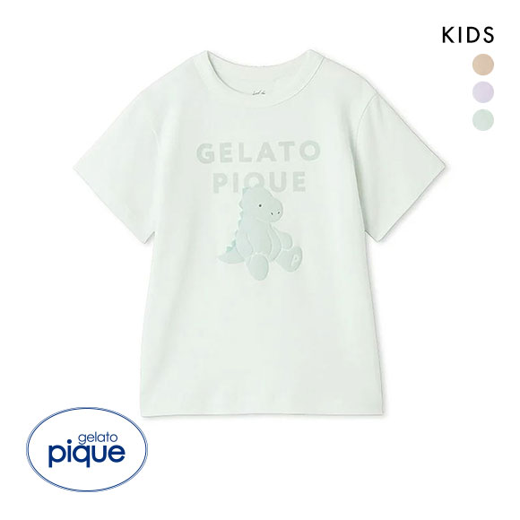 ジェラートピケ キッズアンドベイビー キッズ ぬいぐるみワンポイントTシャツ ジェラピケ ルームウェア gelato pique Kids＆Baby KIDS