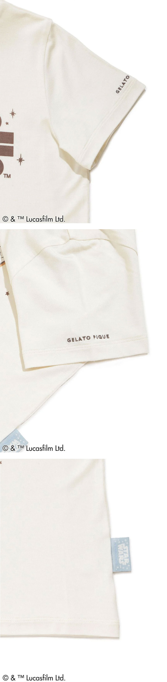 ジェラートピケ STAR WARS キッズアンドベイビー キッズ ワンポイントTシャツ ジェラピケ スターウォーズ ルームウェア gelato pique Kids＆Baby KIDS