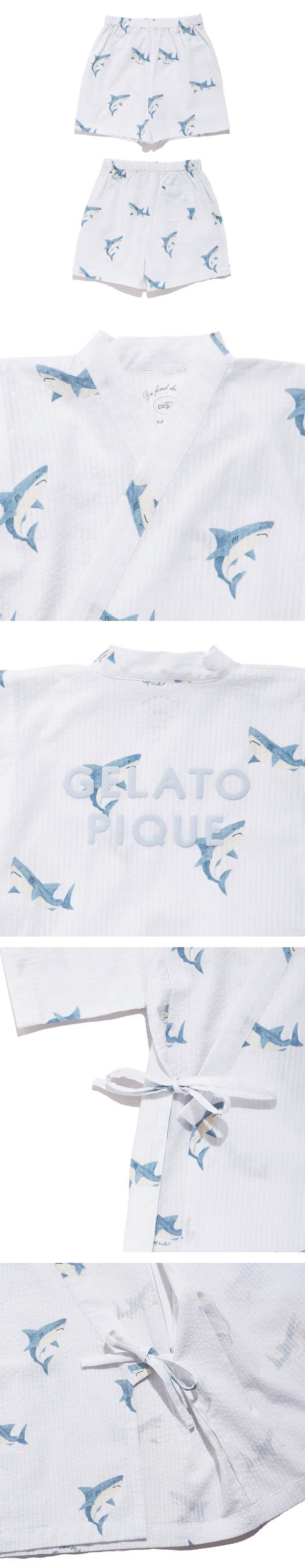 ジェラートピケ キッズアンドベイビー キッズ 甚平 ジェラピケ パジャマ ルームウェア gelato pique Kids＆Baby KIDS