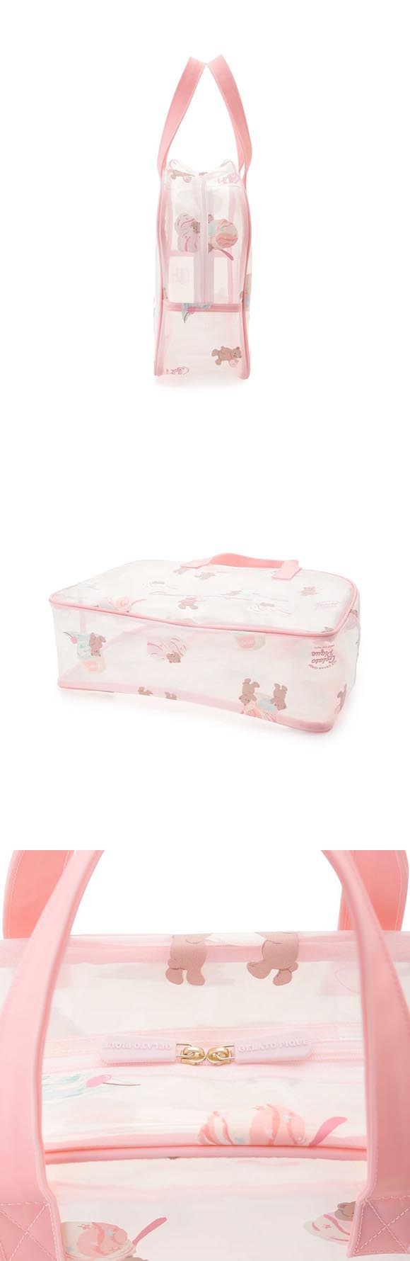 ジェラートピケ キッズアンドベイビー キッズ アイスクリームベア柄PVCプールバッグ ジェラピケ gelato pique Kids＆Baby KIDS