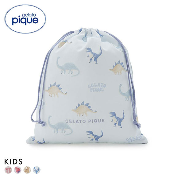 ジェラートピケ キッズアンドベイビー キッズ 入園入学グッズ 限定カラーあり 巾着Lサイズ ジェラピケ gelato pique Kids＆Baby KIDS